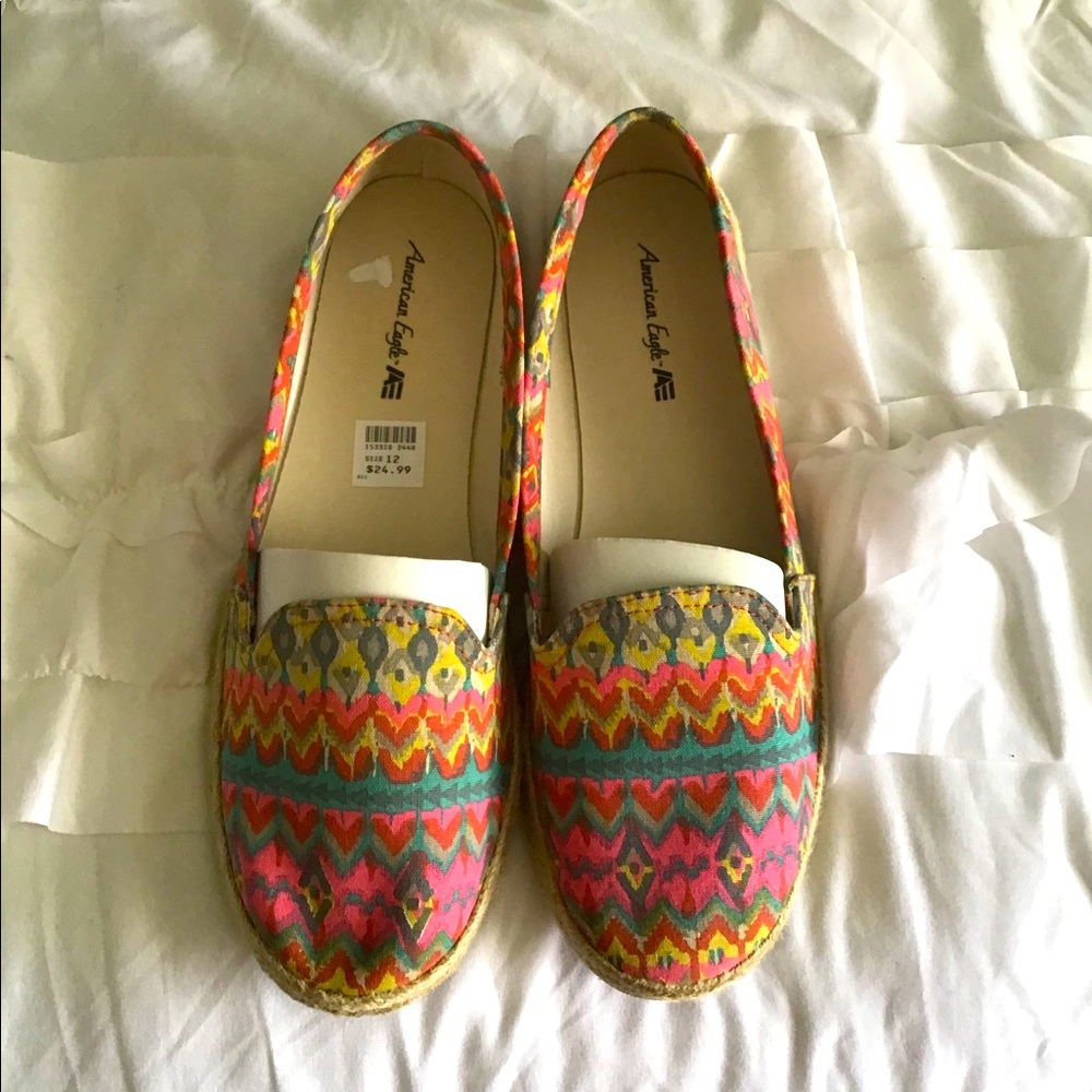 Payless American Eagle Fiesta Espadrille Flat Slid-On Shoe